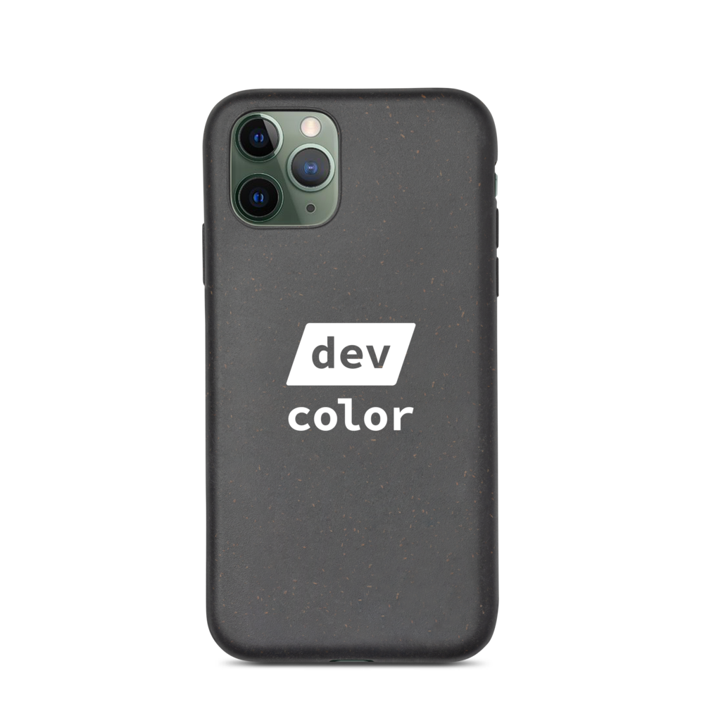 /dev/color biodegradable phone case